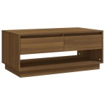 vidaXL Măsuță de cafea, stejar maro, 102,5x55x44 cm, PAL vidaXL Măsuță de cafea, stejar maro, 102,5x55x44 cm, PAL