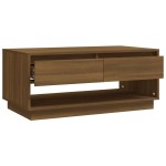 vidaXL Măsuță de cafea, stejar maro, 102,5x55x44 cm, PAL vidaXL Măsuță de cafea, stejar maro, 102,5x55x44 cm, PAL