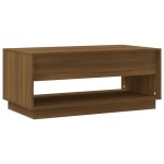 vidaXL Măsuță de cafea, stejar maro, 102,5x55x44 cm, PAL vidaXL Măsuță de cafea, stejar maro, 102,5x55x44 cm, PAL