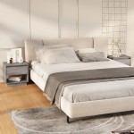 vidaXL Noptiere, stejar gri sonoma, 2 buc., 45x34x44 cm, PAL vidaXL Noptiere, stejar gri sonoma, 2 buc., 45x34x44 cm, PAL