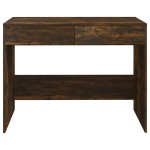 vidaXL Birou, stejar fumuriu, 101 x 50 x 76,5 cm, PAL