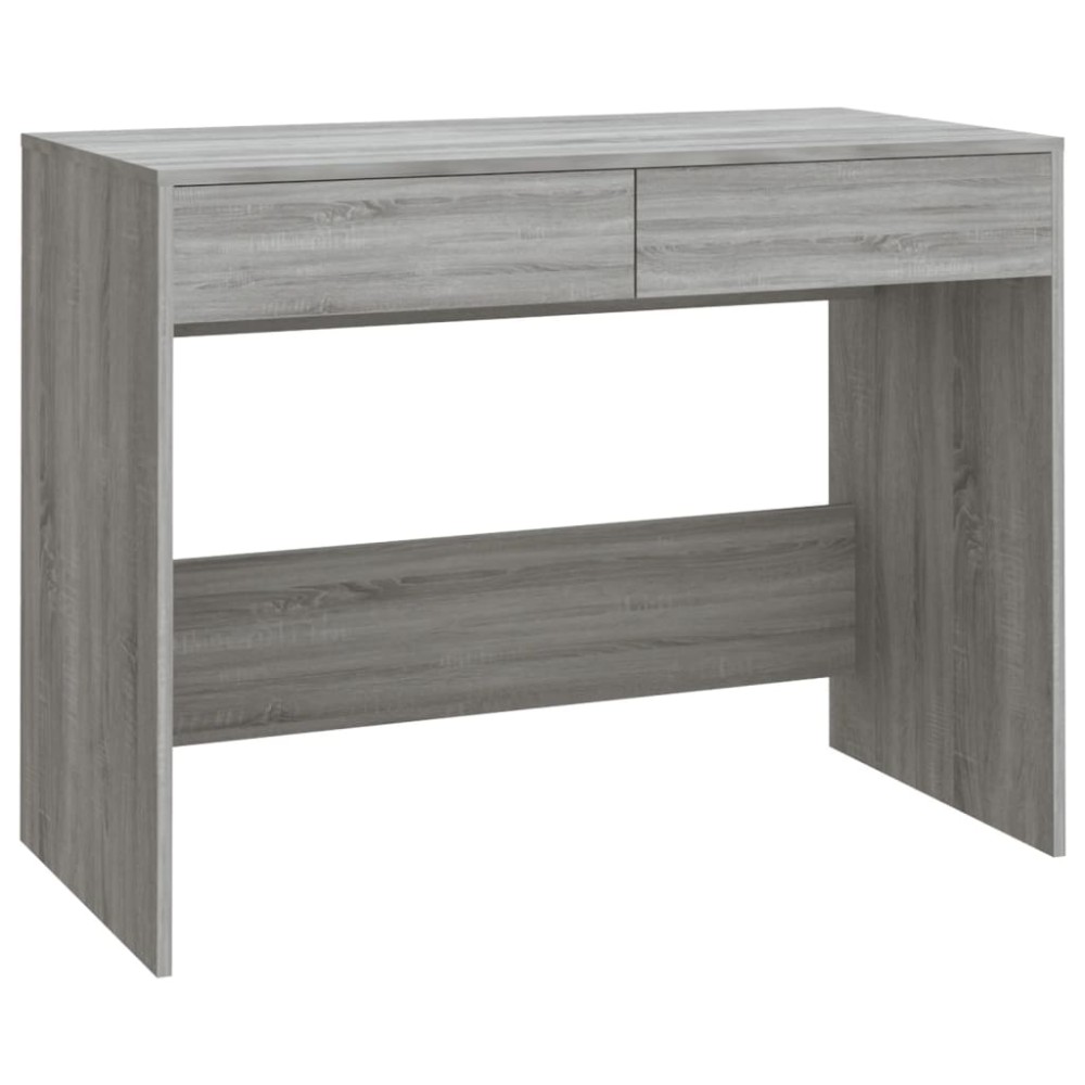 vidaXL Birou, gri sonoma, 101 x 50 x 76,5 cm, PAL