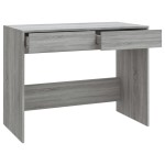 vidaXL Birou, gri sonoma, 101 x 50 x 76,5 cm, PAL