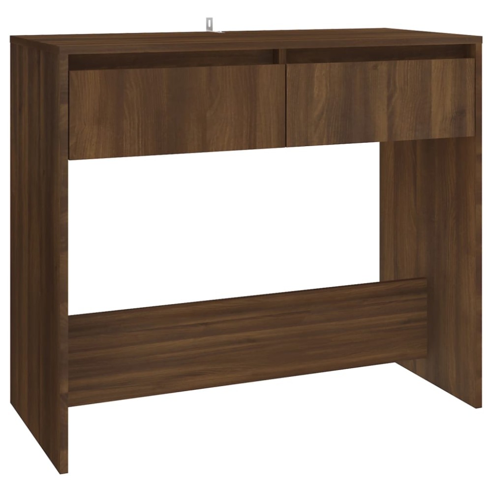 vidaXL Măsuță consolă, stejar maro, 89x41x76,5 cm, lemn prelucrat
