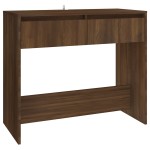 vidaXL Măsuță consolă, stejar maro, 89x41x76,5 cm, lemn prelucrat vidaXL Măsuță consolă, stejar maro, 89x41x76,5 cm, lemn prelucrat