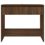 vidaXL Măsuță consolă, stejar maro, 89x41x76,5 cm, lemn prelucrat vidaXL Măsuță consolă, stejar maro, 89x41x76,5 cm, lemn prelucrat