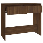 vidaXL Măsuță consolă, stejar maro, 89x41x76,5 cm, lemn prelucrat vidaXL Măsuță consolă, stejar maro, 89x41x76,5 cm, lemn prelucrat