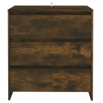 vidaXL Servantă, stejar afumat, 70x41x75cm, lemn prelucrat