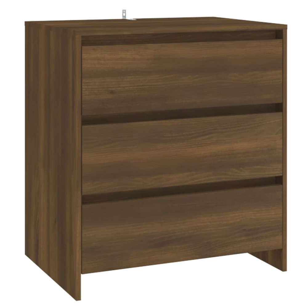 vidaXL Servantă, stejar maro, 70x41x75cm, lemn prelucrat