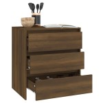 vidaXL Servantă, stejar maro, 70x41x75cm, lemn prelucrat