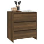 vidaXL Servantă, stejar maro, 70x41x75cm, lemn prelucrat