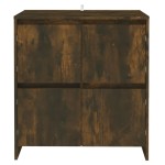 vidaXL Servantă, stejar afumat, 70x41x75cm, lemn prelucrat