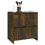 vidaXL Servantă, stejar afumat, 70x41x75cm, lemn prelucrat