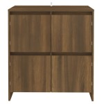 vidaXL Servantă, stejar maro, 70x41x75cm, lemn prelucrat