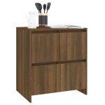 vidaXL Servantă, stejar maro, 70x41x75cm, lemn prelucrat