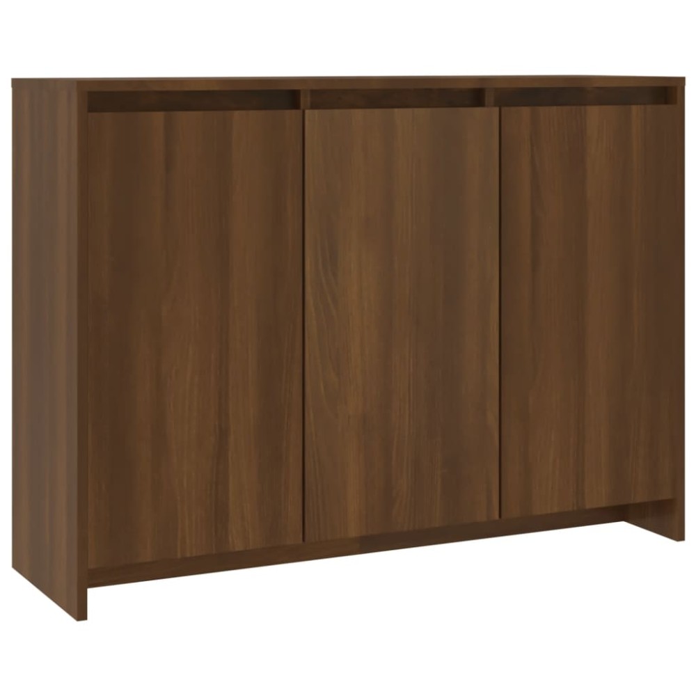 vidaXL Servantă, stejar maro, 102x33x75 cm, lemn prelucrat
