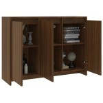 vidaXL Servantă, stejar maro, 102x33x75 cm, lemn prelucrat vidaXL Servantă, stejar maro, 102x33x75 cm, lemn prelucrat