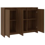 vidaXL Servantă, stejar maro, 102x33x75 cm, lemn prelucrat vidaXL Servantă, stejar maro, 102x33x75 cm, lemn prelucrat