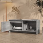 vidaXL Comodă TV, sonoma gri, 90x35x40 cm, PAL vidaXL Comodă TV, sonoma gri, 90x35x40 cm, PAL