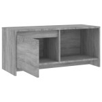 vidaXL Comodă TV, sonoma gri, 90x35x40 cm, PAL vidaXL Comodă TV, sonoma gri, 90x35x40 cm, PAL