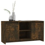 vidaXL Comodă TV, stejar fumuriu, 102x37,5x52,5 cm, lemn prelucrat vidaXL Comodă TV, stejar fumuriu, 102x37,5x52,5 cm, lemn prelucrat