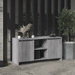 vidaXL Comodă TV, gri sonoma, 102x37,5x52,5 cm, lemn prelucrat vidaXL Comodă TV, gri sonoma, 102x37,5x52,5 cm, lemn prelucrat