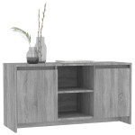 vidaXL Comodă TV, gri sonoma, 102x37,5x52,5 cm, lemn prelucrat vidaXL Comodă TV, gri sonoma, 102x37,5x52,5 cm, lemn prelucrat