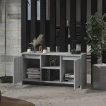 vidaXL Comodă TV, gri sonoma, 102x37,5x52,5 cm, lemn prelucrat vidaXL Comodă TV, gri sonoma, 102x37,5x52,5 cm, lemn prelucrat