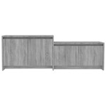vidaXL Comodă TV, stejar sonoma gri, 146,5x35x50 cm, PAL vidaXL Comodă TV, stejar sonoma gri, 146,5x35x50 cm, PAL
