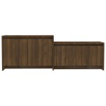 vidaXL Comodă TV, stejar maro, 146,5x35x50 cm, PAL