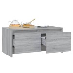 vidaXL Măsuță de cafea, gri sonoma, 90x50x41,5 cm, lemn prelucrat vidaXL Măsuță de cafea, gri sonoma, 90x50x41,5 cm, lemn prelucrat