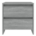 vidaXL Noptieră, stejar sonoma gri, 45x34,5x44,5 cm, PAL vidaXL Noptieră, stejar sonoma gri, 45x34,5x44,5 cm, PAL