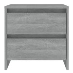 vidaXL Noptiere, 2 buc., stejar sonoma gri, 45x34,5x44,5 cm, PAL vidaXL Noptiere, 2 buc., stejar sonoma gri, 45x34,5x44,5 cm, PAL