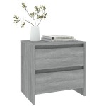 vidaXL Noptiere, 2 buc., stejar sonoma gri, 45x34,5x44,5 cm, PAL vidaXL Noptiere, 2 buc., stejar sonoma gri, 45x34,5x44,5 cm, PAL