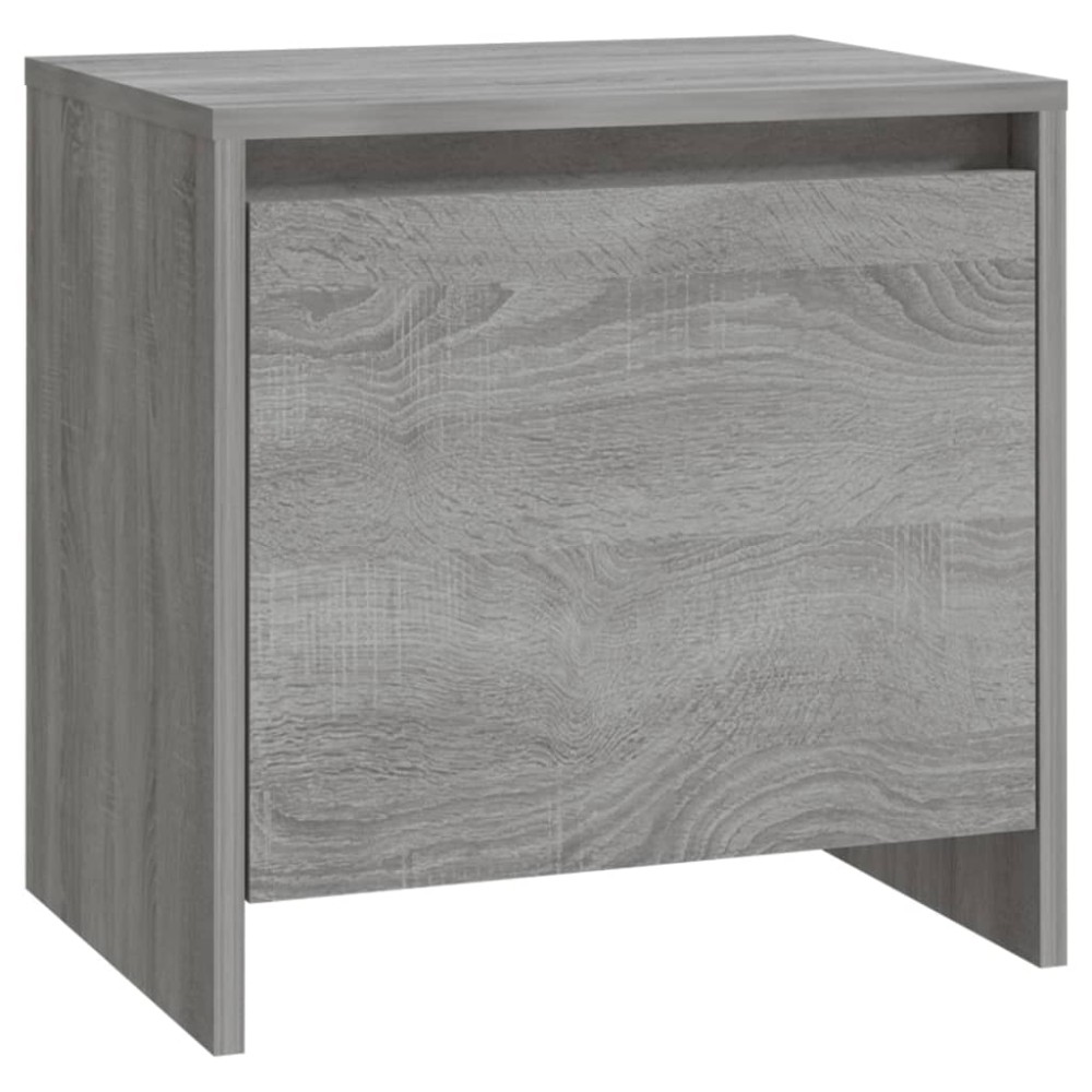 vidaXL Noptieră, stejar sonoma gri, 45x34x44,5 cm, PAL