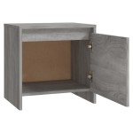 vidaXL Noptieră, stejar sonoma gri, 45x34x44,5 cm, PAL vidaXL Noptieră, stejar sonoma gri, 45x34x44,5 cm, PAL