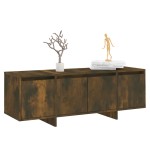 vidaXL Comodă TV, stejar afumat, 120x30x40,5 cm, PAL vidaXL Comodă TV, stejar afumat, 120x30x40,5 cm, PAL