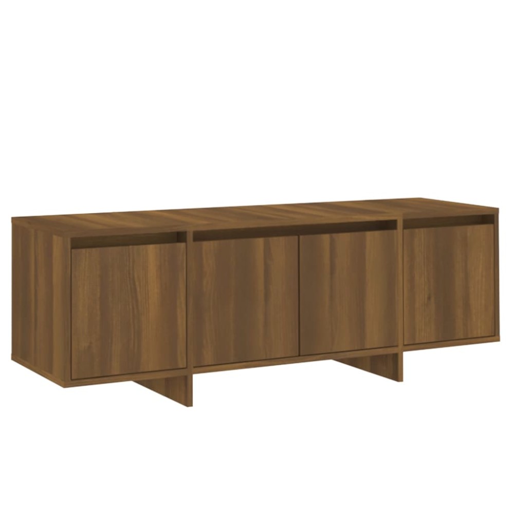 vidaXL Comodă TV, stejar maro, 120x30x40,5 cm, lemn prelucrat