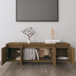 vidaXL Comodă TV, stejar maro, 120x30x40,5 cm, lemn prelucrat