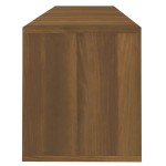 vidaXL Comodă TV, stejar maro, 120x30x40,5 cm, lemn prelucrat