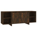 vidaXL Comodă TV, stejar fumuriu, 130x35x50 cm, PAL vidaXL Comodă TV, stejar fumuriu, 130x35x50 cm, PAL