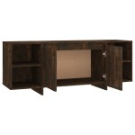 vidaXL Comodă TV, stejar fumuriu, 130x35x50 cm, PAL vidaXL Comodă TV, stejar fumuriu, 130x35x50 cm, PAL