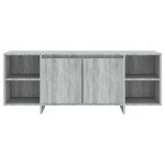 vidaXL Comodă TV, gri sonoma, 130x35x50 cm, PAL