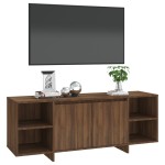 vidaXL Comodă TV, stejar maro, 130x35x50 cm, PAL