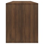 vidaXL Comodă TV, stejar maro, 130x35x50 cm, PAL