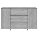 vidaXL Servantă cu 3 sertare, gri sonoma, 120x41x75 cm, PAL vidaXL Servantă cu 3 sertare, gri sonoma, 120x41x75 cm, PAL