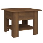 vidaXL Măsuță de cafea, stejar maro, 55x55x42 cm, lemn prelucrat vidaXL Măsuță de cafea, stejar maro, 55x55x42 cm, lemn prelucrat