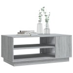 vidaXL Măsuță de cafea, gri sonoma, 102x55x43 cm, lemn prelucrat