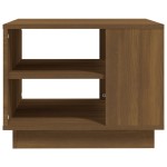 vidaXL Măsuță de cafea, stejar maro, 55x55x43 cm, lemn prelucrat vidaXL Măsuță de cafea, stejar maro, 55x55x43 cm, lemn prelucrat