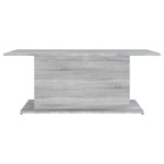 vidaXL Măsuță de cafea, gri sonoma, 102x55,5x40 cm, lemn compozit